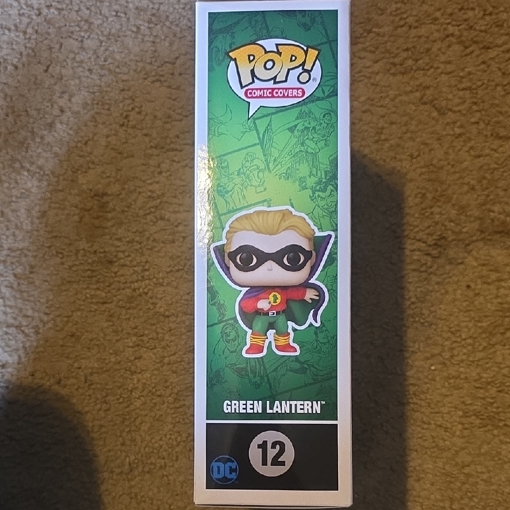 Funko Green Lantern Pop Figure with Comic Art - Picture 5 of 5